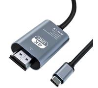 Cavo HDMI USB C HDMI 4K HDMI,2M Cavo HDMI USB C Adattatore USB C HDMI Compatibile da Thunderbolt 3/4 a HDMI per Surfac Pro 7/8/9,IPa Pro2018,Air 2020/2022,Huawei Mate 40,Vivo X80 Pro,Samsung S23 ecc.