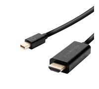Vivanco VVITMINDYPHDMI180K cavo e adattatore video 1,8 m Mini DisplayPort HDMI Nero