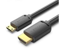 Cavo HDMI Vention AGHBF 4K 1m HDMI Maschio - Mini HDMI Maschio Dorato Nero