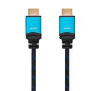 Cavo HDMI versione 2.0, supporta risoluzioni fino a 4K a 60Hz con larghezza di banda di 18 Gbps, connettori maschio a maschio, colore nero, lunghezza 2 metri. Ideale per una trasmissione ad alta ca