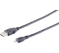 Cavo Helos USB 2.0 USB-A maschio/USB-B micro maschio 0,5 m, nero