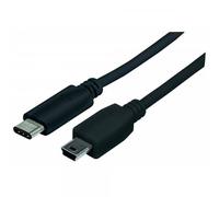 Cavo HiSpeed USB Mini-B Maschio / USB-C Maschio 1m Nero