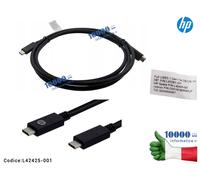 HP L42425-001 Cavo USB 3.2 Gen 1 (3.1 Gen 1) 1,8 m USB C Nero - Nouvo