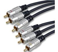 CAVO HQ: 3X PHONO P-P/5M PSG00801 (SEGNALE PRO) Qtà X 1