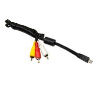 HQRP Mini USB Per 3 Rca Av Cavo per Canon EOS, Ixus, Powershot Serie, AVC-DC400