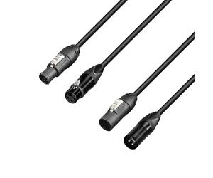 Cavo ibrido Adam Hall 5 STARHTCOND0150 Powercon/XLR DMX combinati Alimentazione