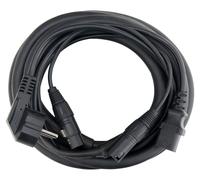 Cavo Ibrido Doppio Alimentazione Corrente 240v Schuko XLR Live Studio DJ PA 6m