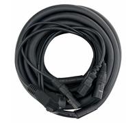 Cavo Ibrido Doppio Alimentazione Corrente Schuko 240V IEC XLR Studio DJ PA 10m