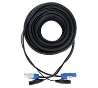 Cavo Ibrido Doppio Alimentazione XLR Powerplug Speakon Live Studio DJ PA 20m