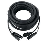 Cavo Ibrido Doppio Combinato Alimentazione e Segnale DMX IEC XLR Effetti Luce