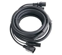 Cavo Ibrido Doppio Combinato Alimentazione Segnale DMX IEC XLR Effetti Luce 5m