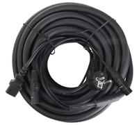 Cavo Ibrido Doppio per Alimentazione XLR Audio Live DJ PA 15m