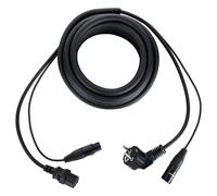 Cavo Ibrido Doppio Per Alimentazione XLR DMX Effetti Luce Audio Live DJ PA 10m