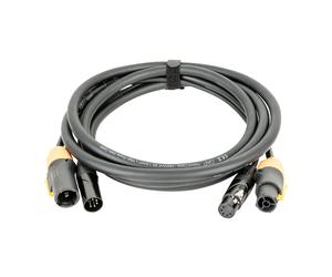 Cavo ibrido Power Pro True & XLR 5 pin - 1.5m - DAP FP23150