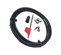 Cavo idraulico per freno a disco per bicicletta, 2000 mm, con olivetta e inserto, adatto per SRAM RED AXS per FORCE AXS, set di tubi ad alta pressione a 3 strati, colore nero