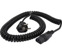 Cavo IEC HAWA R6503 Nero 2.3 m Cavo a spirale