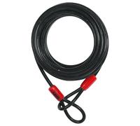 Abus Cobra, cavo d acciaio 10 mm / 1000 cm male Nero