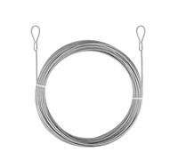 Cavo in acciaio Cavo di sollevamento for stendibiancheria da pesca con baldacchino in acciaio inossidabile 304 da 2,0 m, diametro 2,0 mm, kit antiruggine con baldacchino retrattile