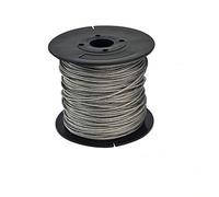 Cavo in acciaio inossidabile 304 Filo da pesca nudo Morbido Decking Antiruggine Stendibiancheria 7 * 7 Struttura intrecciata, Diametro 0,1 Lunghezza 164 piedi(Dia0.1"Length164ft)