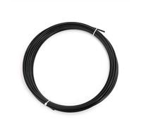 Cavo in acciaio inossidabile 304 rivestito in plastica, colore VERDE/ROSSO/Nero/50/100M, diametro 1-6 mm dopo il rivestimento(Black,50M-5MM AFTER COATING)