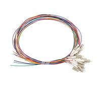 Cavo in fibra di cavi in fibra multimodale 12- LC/UPC-62.5/125 con guscio esterno in PVC per reti