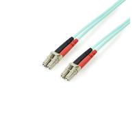 StarTech.com Cavo in fibra ottica multimodale da LC/UPC a LC/UPC OM4 da 3 m - Fibra LOMMF/VCSEL Zipcord da 50/125 µm, Reti 100