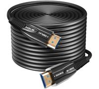 Cavo in fibra ottica HDMI 8K, 4,5 m, 48 Gbps, alta velocità, AOC, cavo 2.1, HDR eARC, Dolby HDCP 2.2 e 2.3, compatibile con PS5, Xbox X Series, PC HDTV, proiettore/home theater, TV Box/Gamebox