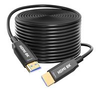 Cavo in fibra ottica HDMI 8K 90M HDMI 2.1 48Gbps Ultra High Speed AOC 8K@60Hz,4K @120Hz/144Hz Dynamic HDR eARC Dolby HDCP2.2 compatibile con PS5 Xbox SeriesX PC TV Blu-ray Player proiettori Home