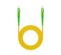 Cavo in fibra ottica nanocavo da SC/APC a SC/APC monomodale Simplex LSZH 80 m Giallo