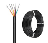 Cavo In PVC A 6 Conduttori UL2464 30-14 AWG, Anima In Rame Stagnato, Guaina Flessibile, Cavo Di Estensione A Bassa Tensione Da 300 V A 80 °C For Dati USB, Audio, Tastiera(100ft,20AWG-6C)