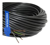Cavo in PVC H05VV-F 4x1,5 mm² tubo flessibile 4G1,5 mm² al metro - nero