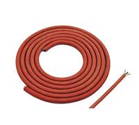 Cavo in silicone, 3 x 1,5 mm, taglio: 10 m, per sauna, resistente al calore e ottimo per la sauna