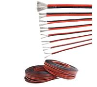 Cavo in Silicone Cavo in silicone nero rosso a 2 pin 8-24 AWG