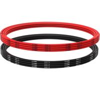 YUNIQUE GREEN-CLEAN-POWER - Cavo Silicone 22 AWG 5 Metri | Flessibile, Resistente alle Alte Temperature | Ideale per Progetti Elettronici, Connettore per Ankeway, Cavi Autoradio, Rosso, Silicone