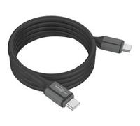 Ansmann Cavo USB-C Magnetico 120cm, Compatto, Rivestimento Silicone nero