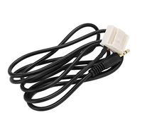 Cavo Ingresso Audio AUX Trasmissione Audio Stabile per, Lungo 1 M Nero Adatto per Cavo per Lettore Musicale, Plastica Gomma Metallo, 1 Pezzo