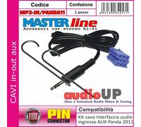 CAVO INGRESSO AUX KIT CHIAVI SMONTAGGIO RADIO FIAT PANDA 2011> RADIO CONTINENTAL