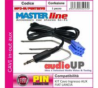 CAVO INGRESSO AUX KIT CHIAVI RADIO FIAT DUCATO DAL 2010 IN POI CON RADIO DELPHI