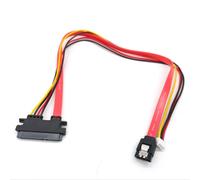 Cavo integrato per alimentazione dati e dati dell'hard disk, da connettore femmina Small4Pin e SATA3.0 maschio a 22Pin (7+15Pin)