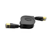 Cavo Internet RJ45 retrattile da 2 m, cavo Ethernet piatto CAT6 con bobina di stoccaggio compatta per accesso a Internet di hotel, riunioni e viaggi, cavo LAN compatto per laptop, hotel, viaggi, LAN