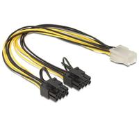 CAVO INTERNO LINK ALIMENTAZIONE 1 X PCI EXPRESS 6 POLI - 2 X 8 POLI F/M - R10191 NEW