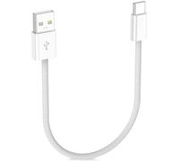 Cavo Intrecciato CarPlay 30cm per iPhone 16 15, 18W 3A USB a USB C per Apple CarPlay e Android Auto, Ricarica Rapida Dati per Samsung A25 A34 A05s A55 A54, iPad 10 Mini 7, Pixel 9 8a