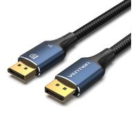 Cavo intrecciato in cotone DisplayPort 1.4 UltraHD 8K Vention 1,5 m blu