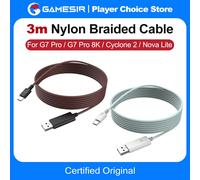 GameSir Cavo USB-C per G7 SE, G7, T4 Kaleid (Bianco e Ciano) (Bianco e Ciano)