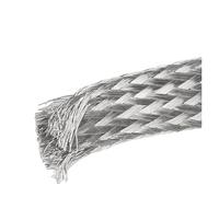 Cavo intrecciato piatto in rame, Cavi di terra, filo di messa a terra, filo conduttore in treccia di rame puro stagnato da 1 metro(20mm Width 12mm2)