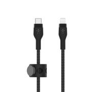 Cavo Intrecciato Silicone da USB-C a Lightning 1 Metro Nero CAA011BT1MBK Belkin