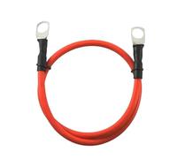 Cavo 'invertitore del silicone del cavo della batteria di potere di 8 6 4 3 0 AWG con l'anello 'aletta M6 M8 M10(Red 6 AWG,M10-M10,30cm-0.98ft)