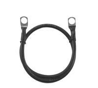Cavo 'invertitore del silicone del cavo della batteria di potere di 8 6 4 3 0 AWG con l'anello 'aletta M6 M8 M10(Black 4 AWG,M10-M10,50cm-1.64ft)