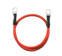 Cavo 'invertitore del silicone del cavo della batteria di potere di 8 6 4 3 0 AWG con l'anello 'aletta M6 M8 M10(Red 3 AWG,M10-M10,120cm-3.94ft)
