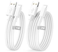 Cavo iPhone 1M+2M Apple Certificato MFi, Cavo Lightning 2 Metri cavo USB cavo Ricarica iPhone Cavetto iphone Filo Caricatore iphone Cavi per Apple14/13/12/11 Pro Max Mini/X/XS/XR/8 7 6 Plus 5/SE/iPad